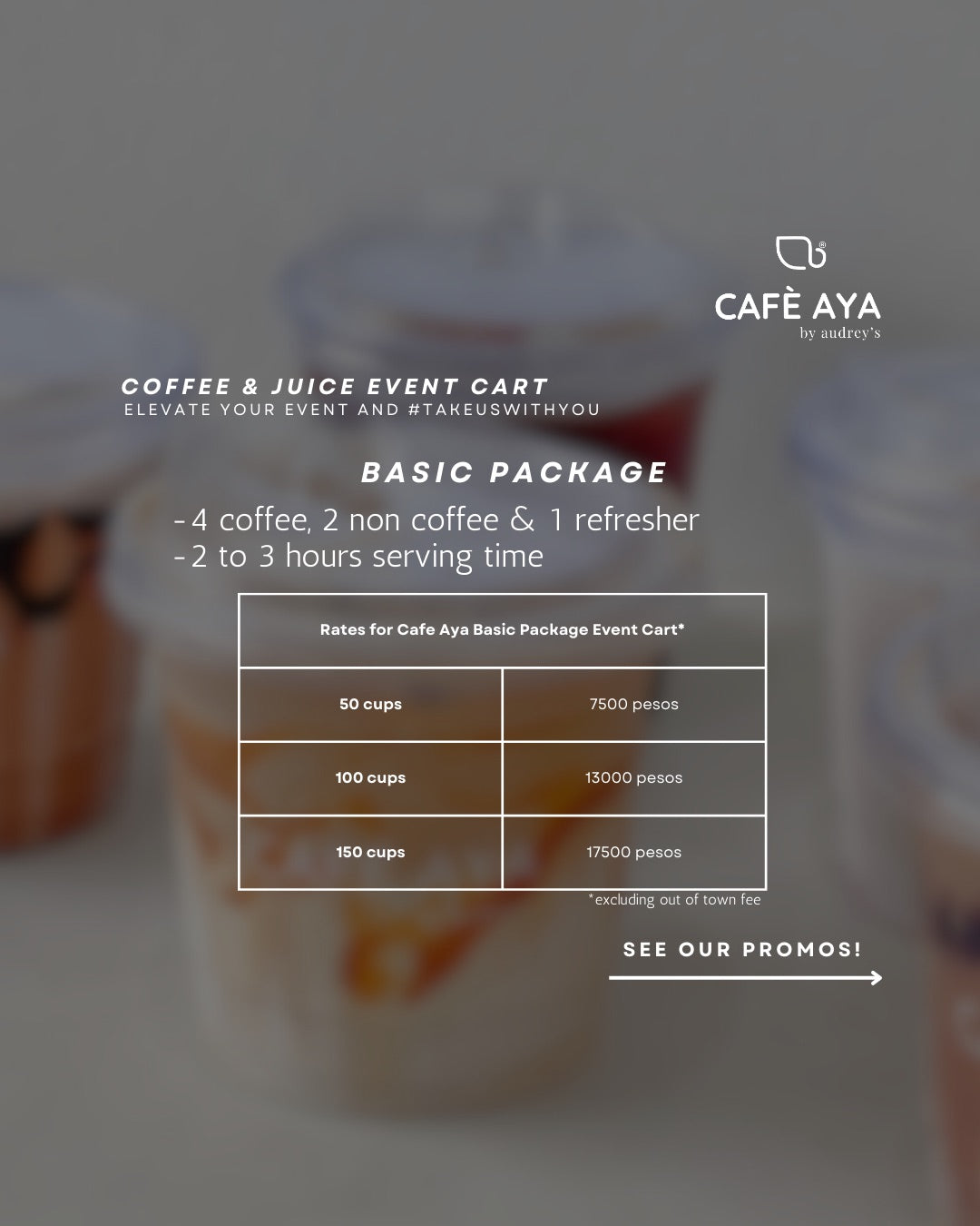 Cafe Aya Coffee or Juice BASIC CART