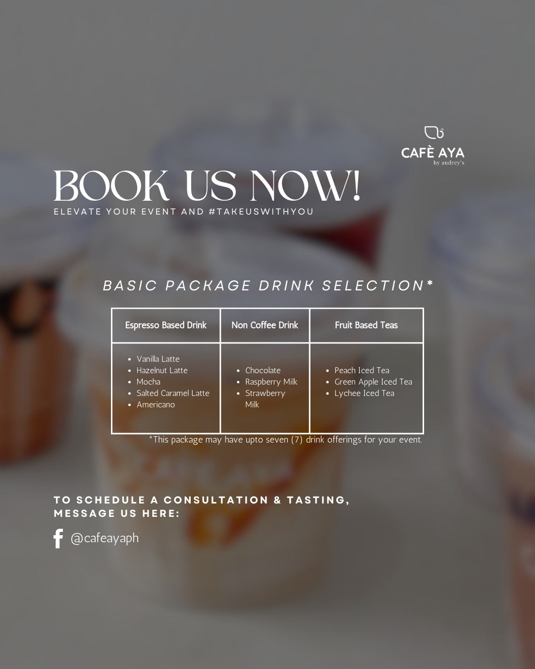 Cafe Aya Coffee or Juice BASIC CART