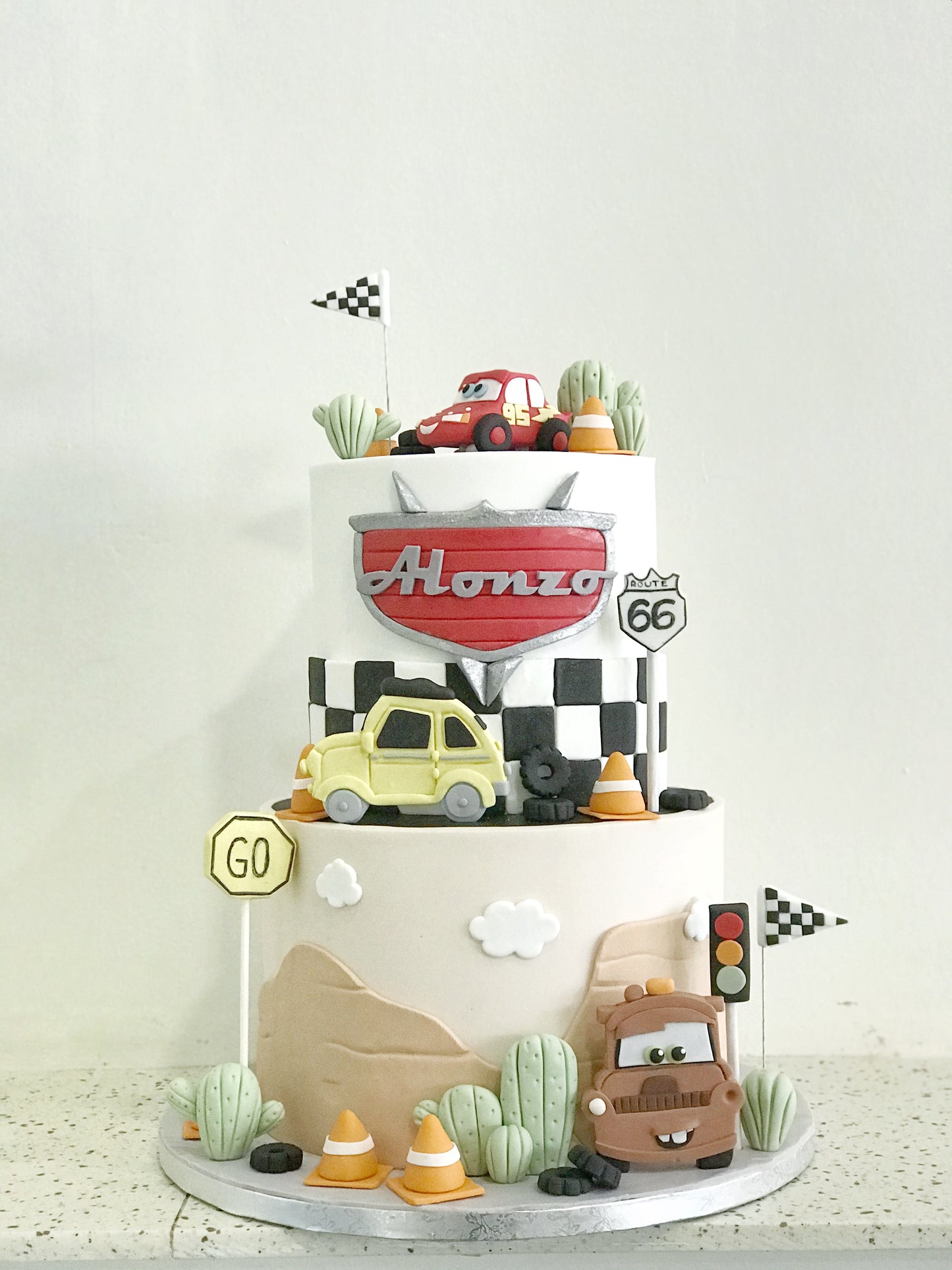 Cars Party Set (Custom Cake and Sugar Cookies)