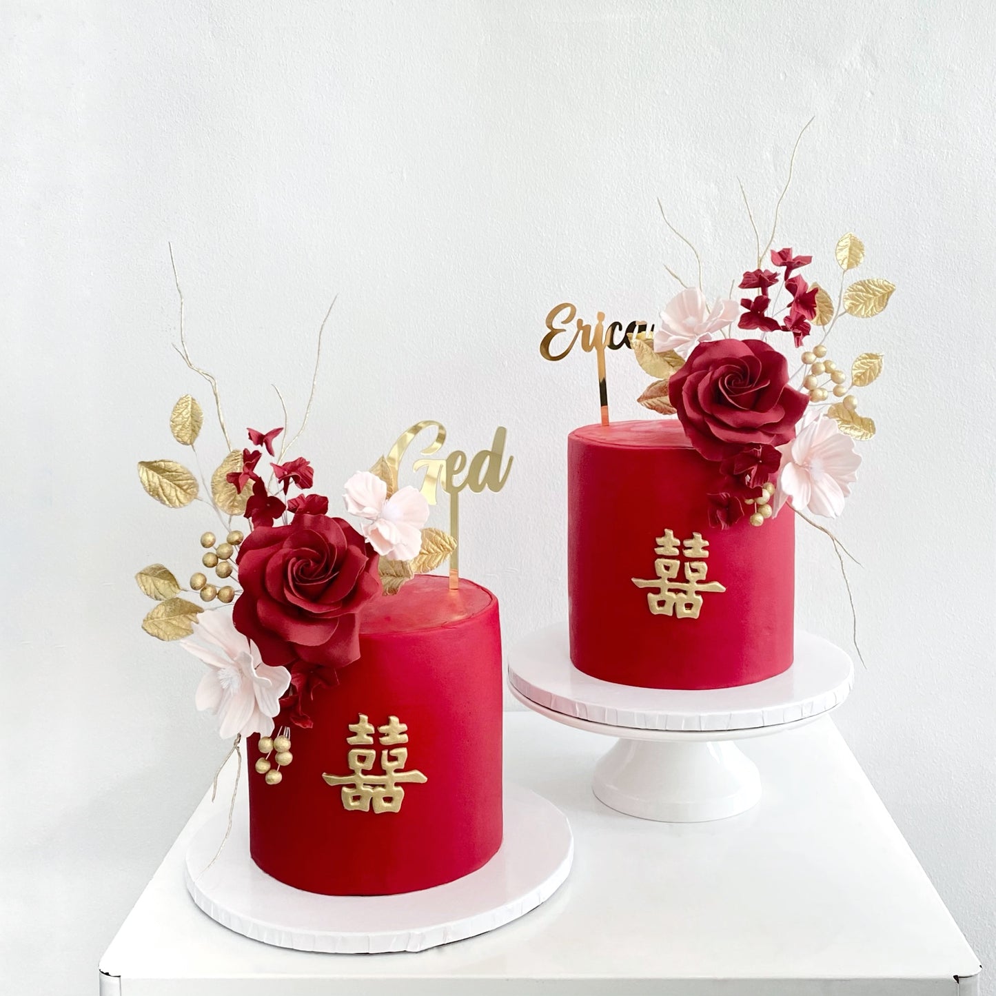Minimalist Tinghun Cake Set (Red)