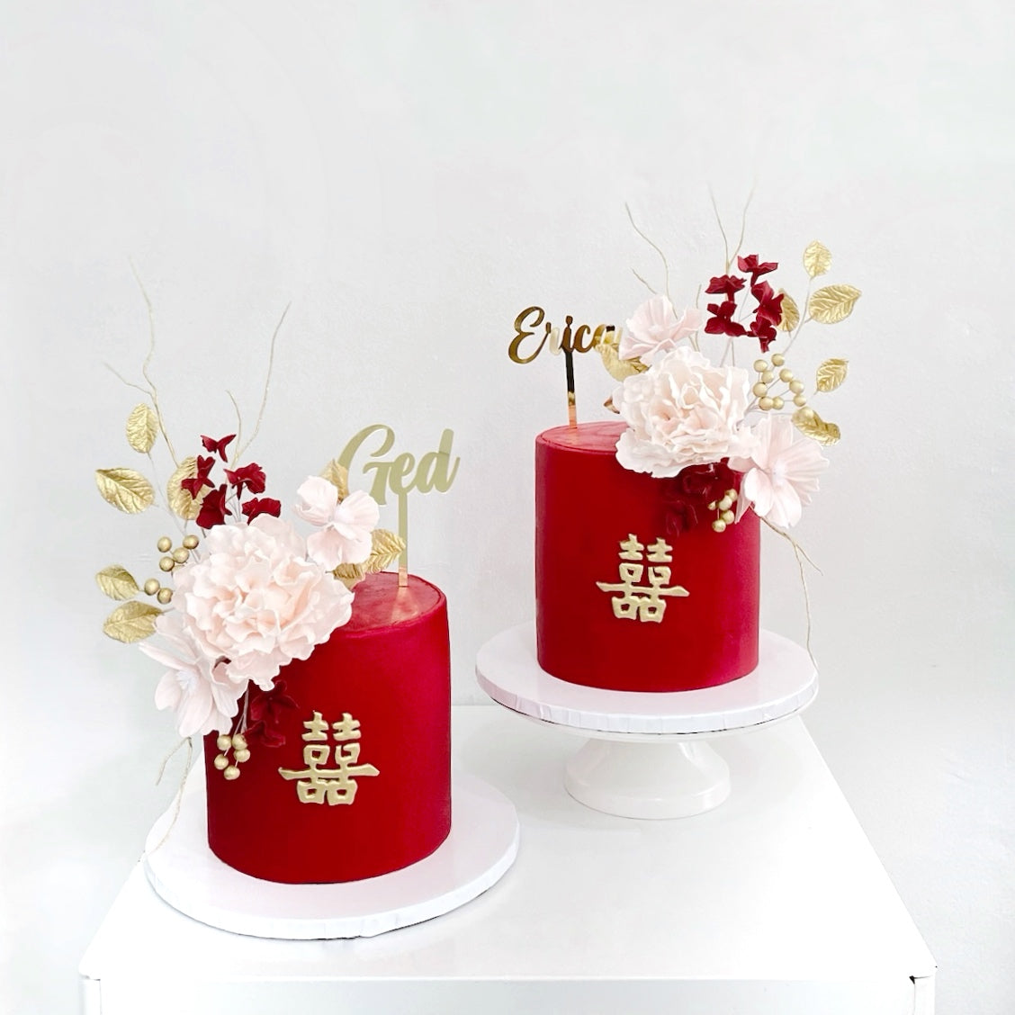 Minimalist Tinghun Cake Set (Red)