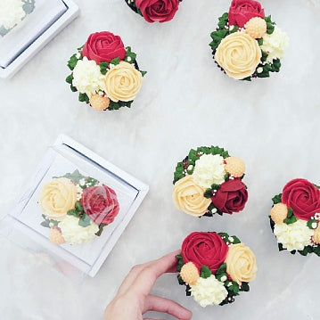 Floral Buttercream Cupcakes (1 dozen)