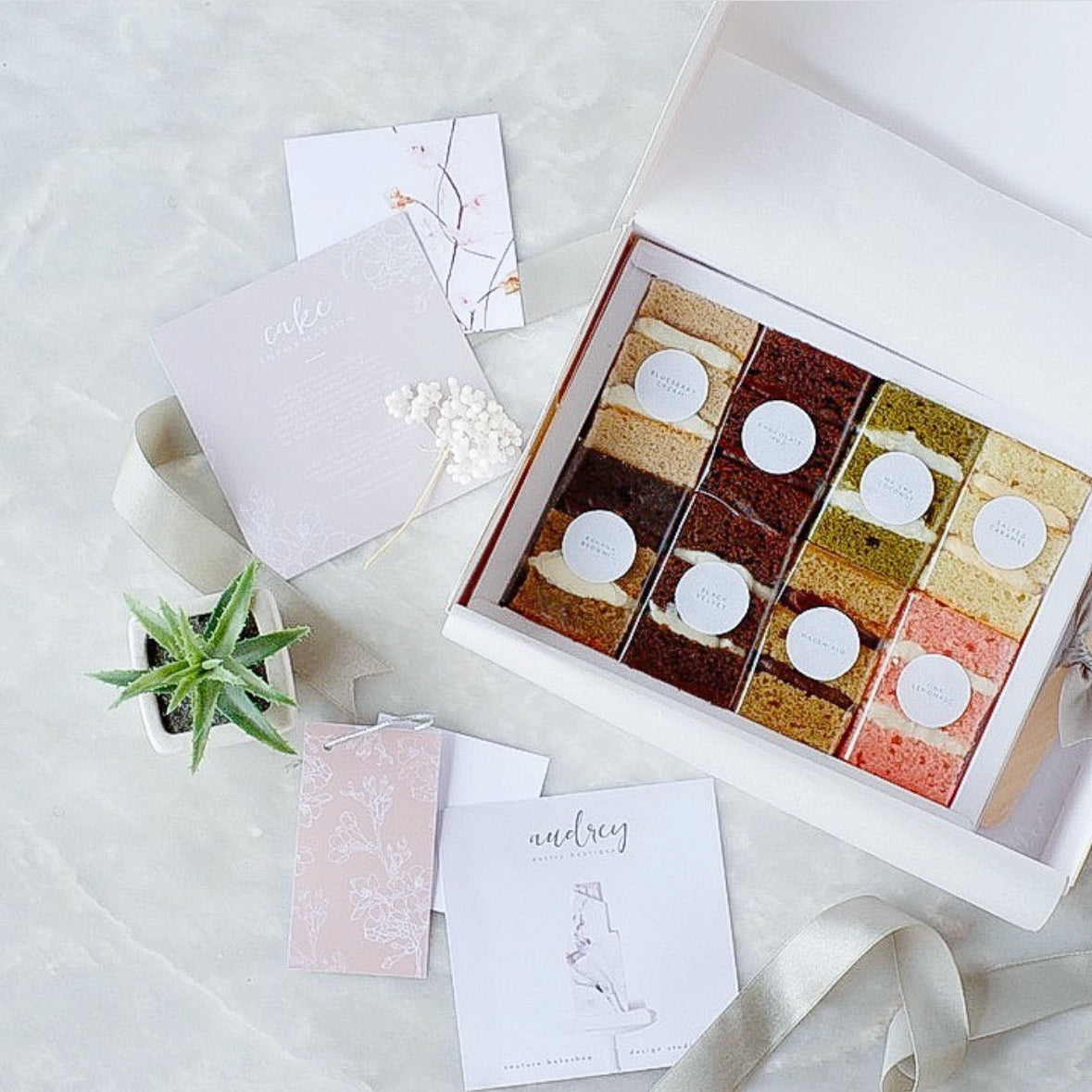 Audrey's Signature Cake Sampler Box