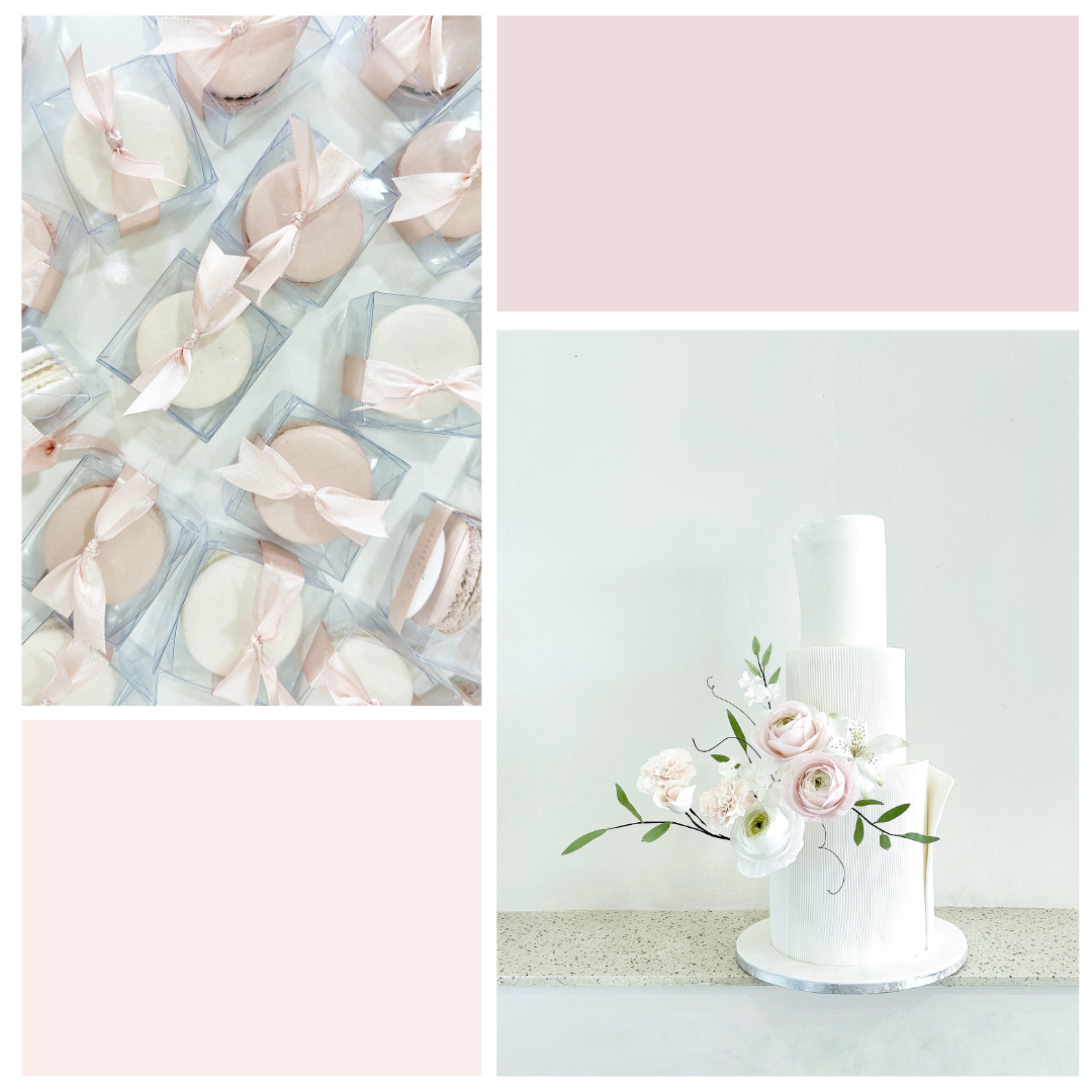 Wedding Bundle Blush - Cake and Guest Favors