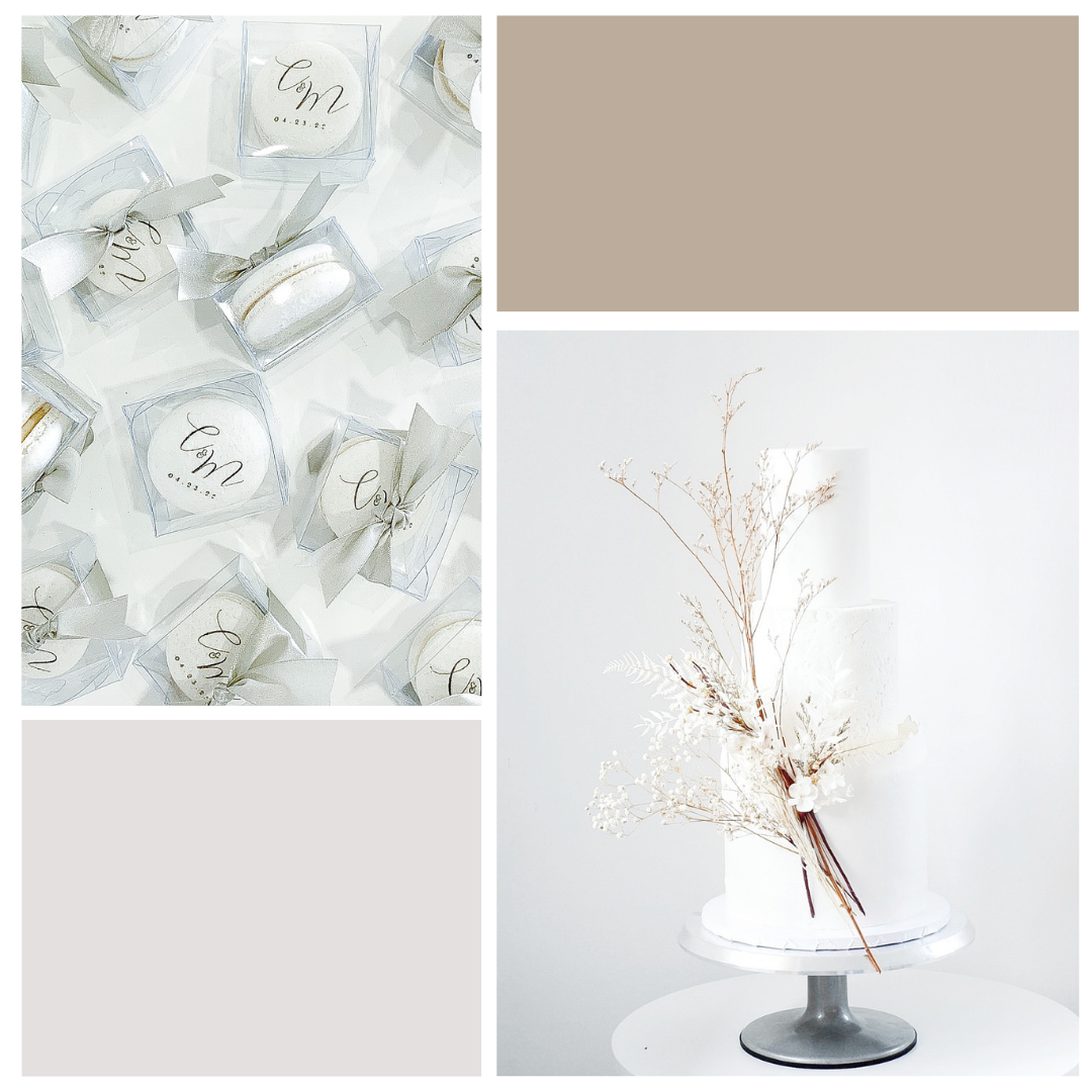 Wedding Bundle Neutral - Cake and Guest Favors