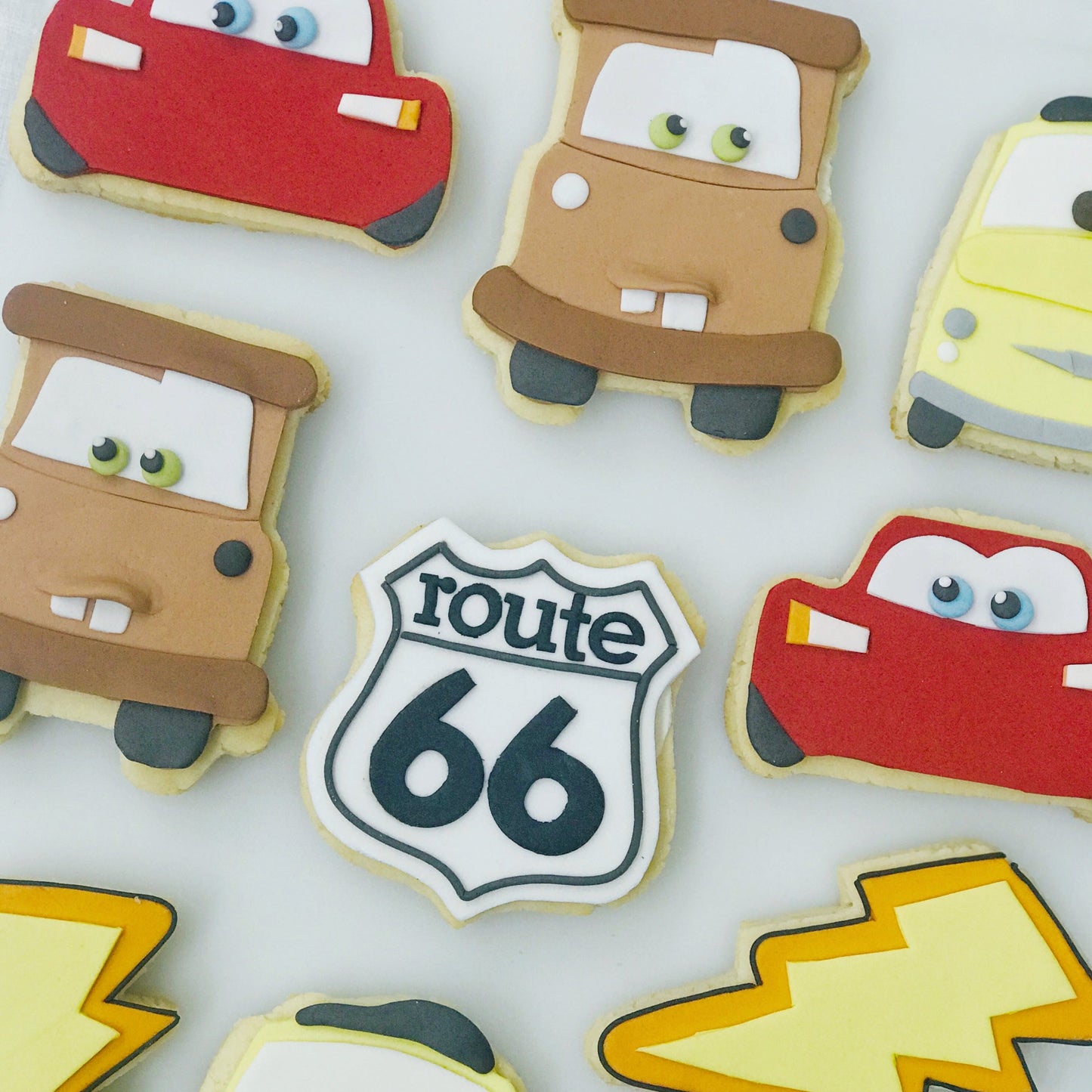 Cars Party Set (Custom Cake and Sugar Cookies)