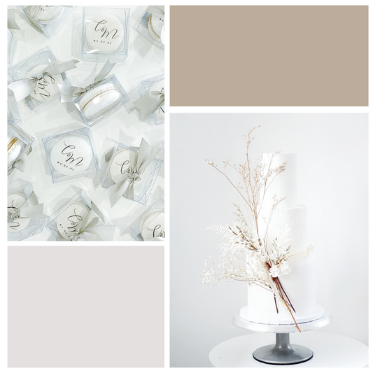 Wedding Bundle Neutral - Cake and Guest Favors